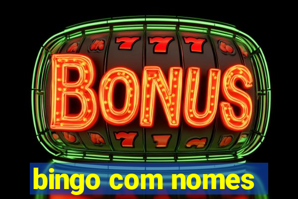 bingo com nomes